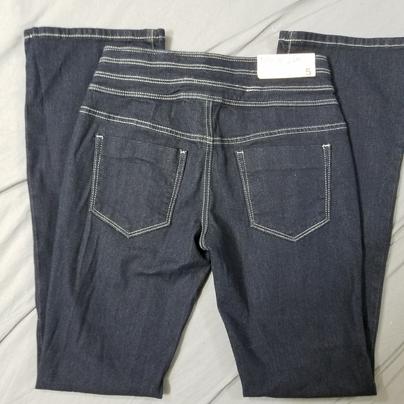 Freestyle jeans revolution jeans flare boot jeans blue women's size 5 NEW - Picture 9 of 10